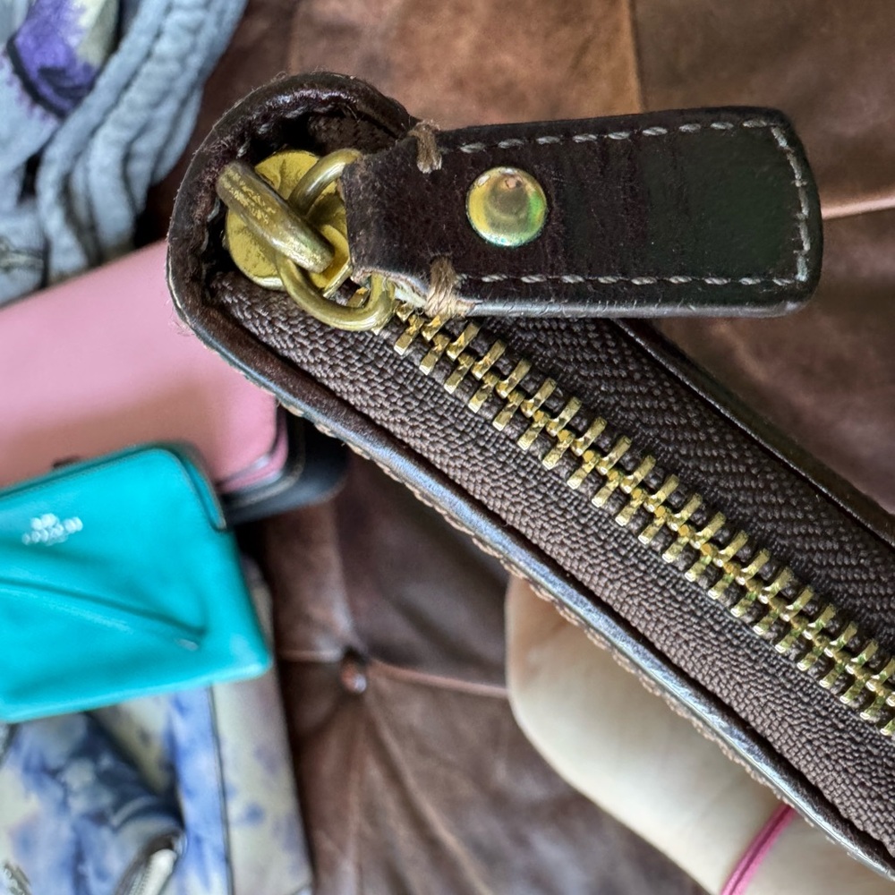 Coach Leather and Canvas Wallet - Picture 5 of 9